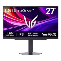 LG 27G810A-B 27" IPS 4K Monitor - Stunning 3840 x 2160 Resolution, 180 Hz Refresh Rate, HDMI & DisplayPort - Ultimate Gaming Exp
